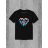 Tricou din bumbac Diamante